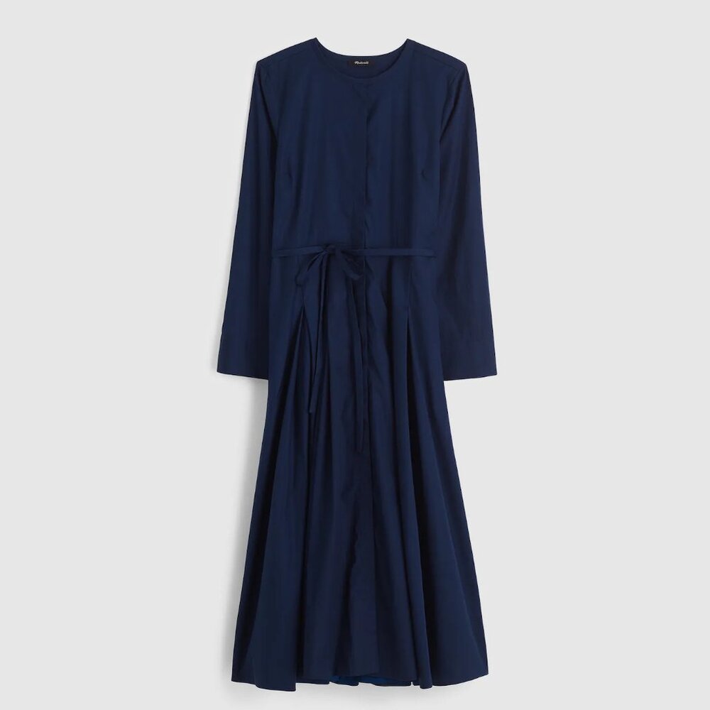 NWT - Madewell - Tie-Waist Midi Shirtdress - Size 10